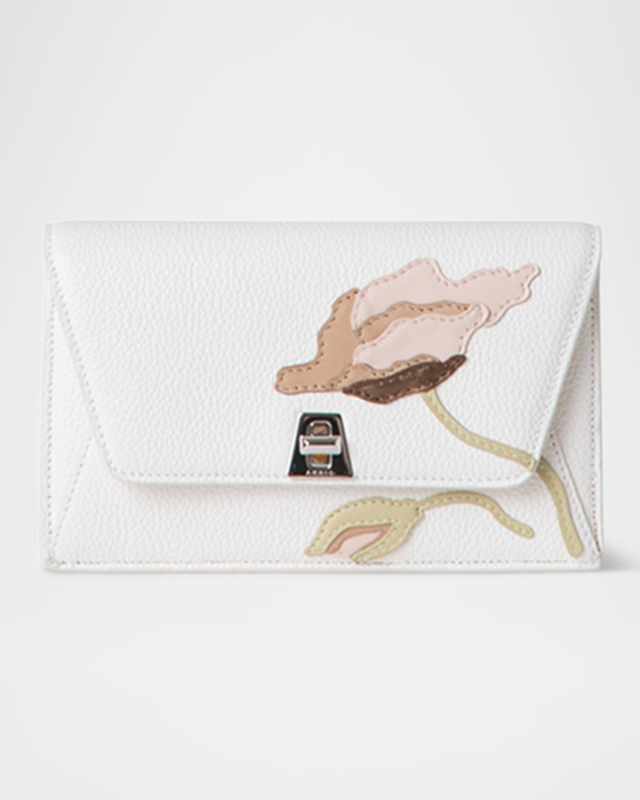 Anouk Envelope Flap Flower Leather Shoulder Bag